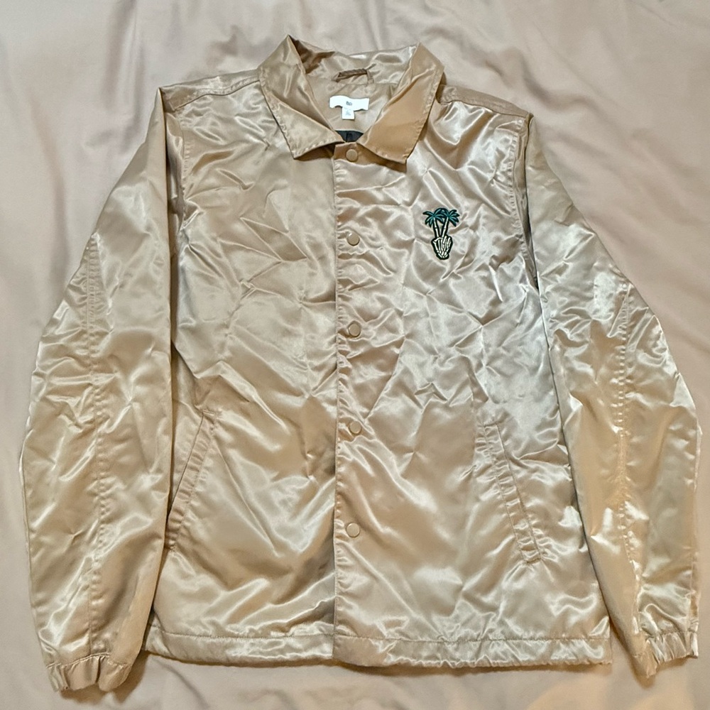 Men's Satin Tan Jacket